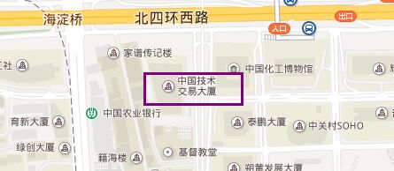 中国技术交易大厦地图